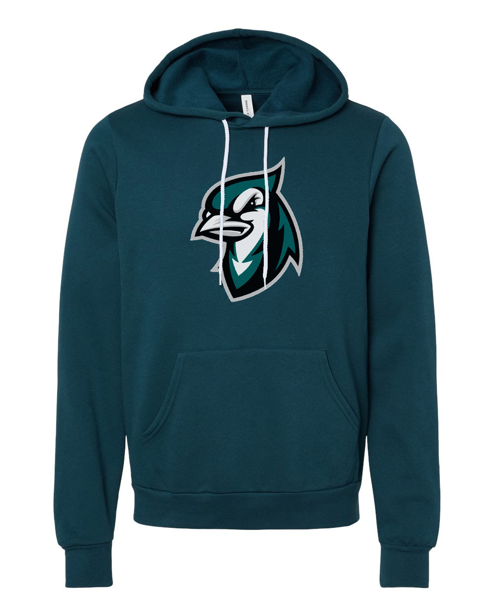 Sponge Fleece Hoodie - 3719 Atlantic Bird S